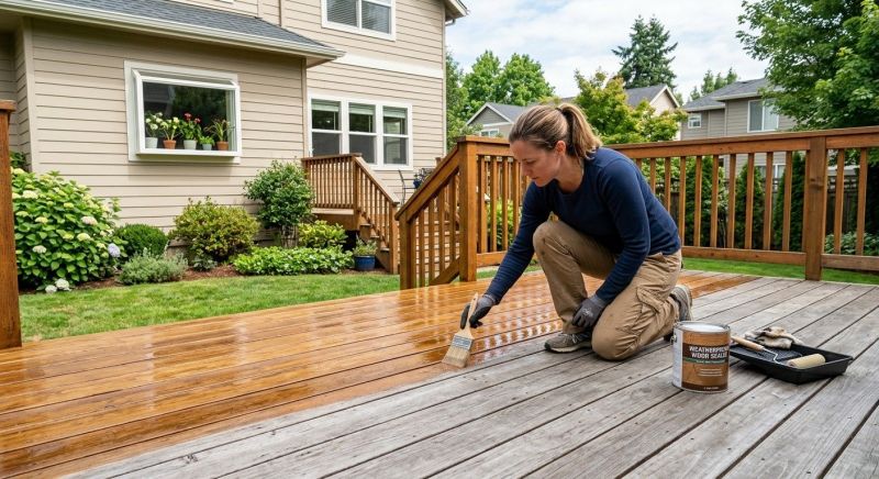 Deck Sealing in Redmond, WA