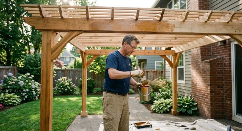 Gazebo Sealing in Renton, WA