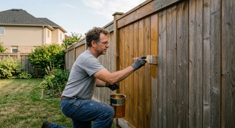Cedar Fence Sealing in Kansas City, KS