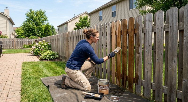 Cedar Fence Sealing in Puyallup, WA