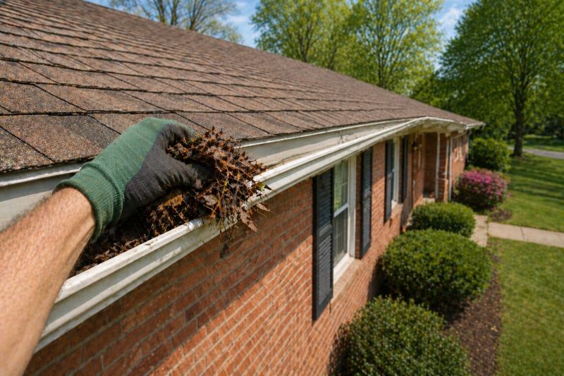 Clogged Gutter Clearing in Fredericksburg, VA