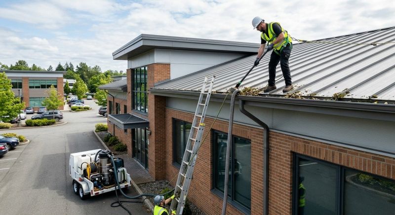 Commercial Gutter Unclogging in Denver County, CO