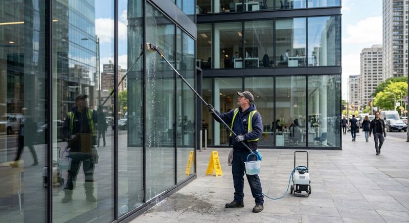 Commercial Window Washing in Denver County, CO