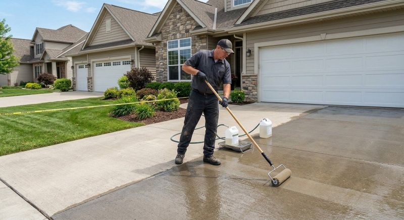 Concrete Driveway Sealing in Alpharetta, GA