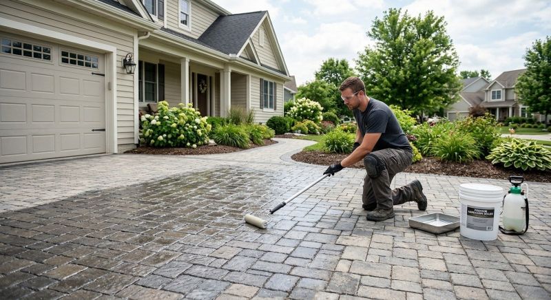 Concrete Walkway Sealing in Kansas City, KS