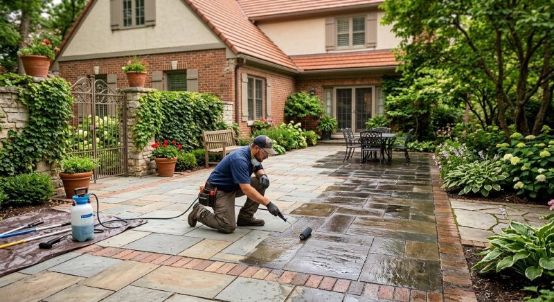 Concrete Walkway Sealing in Gig Harbor, WA