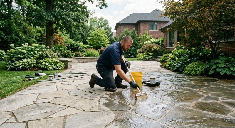 Courtyard Sealing in Kansas City, KS