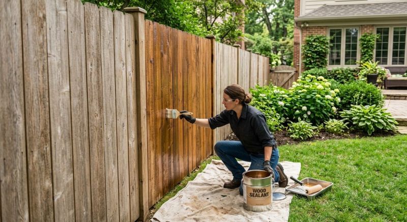 Fence Sealing in Alpharetta, GA