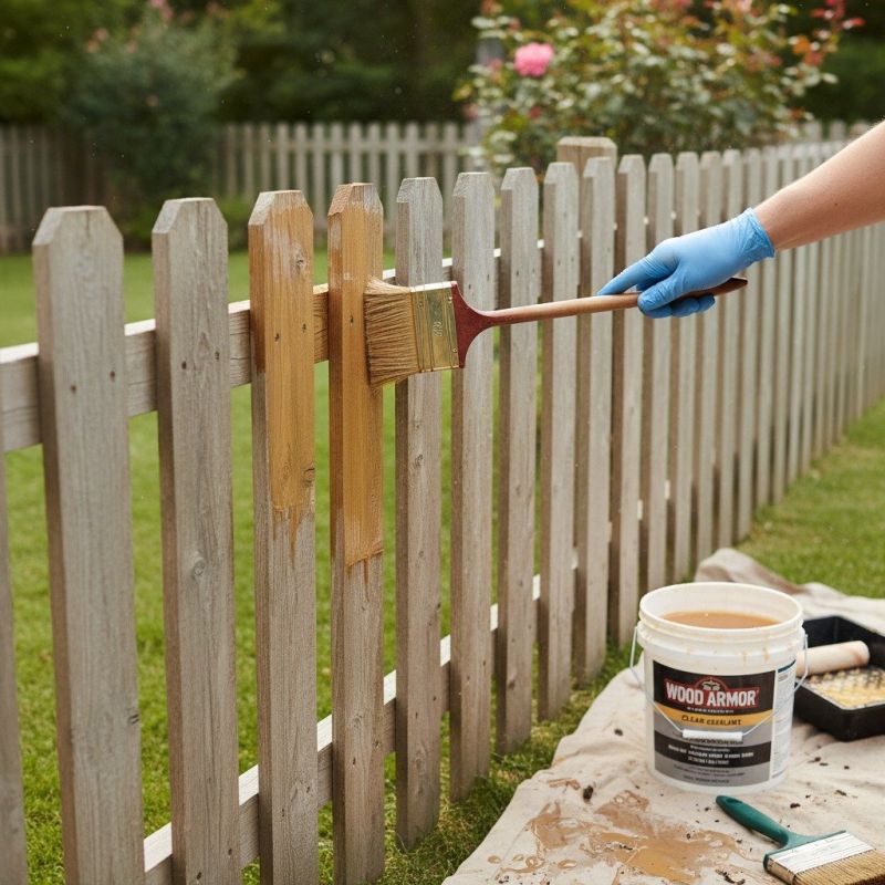 Fence Sealing in Renton, WA