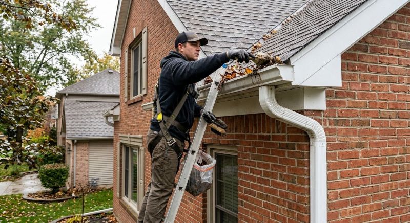 Gutter Downspout Unclogging in Fredericksburg, VA