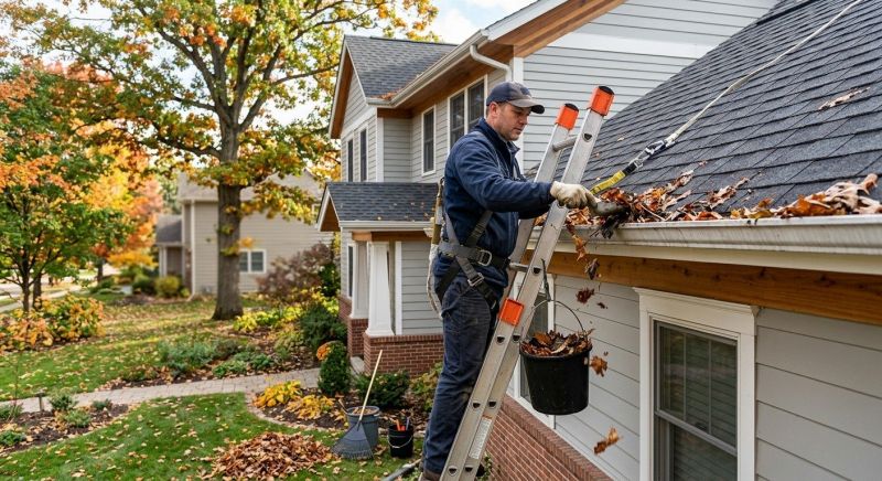 Gutter Leaf Clearing in Westchester County, NY