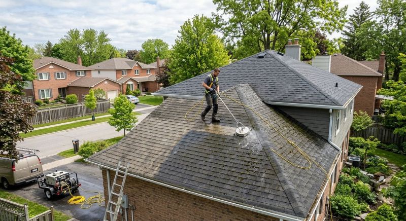 Shingle Roof Washing in Vancouver, WA