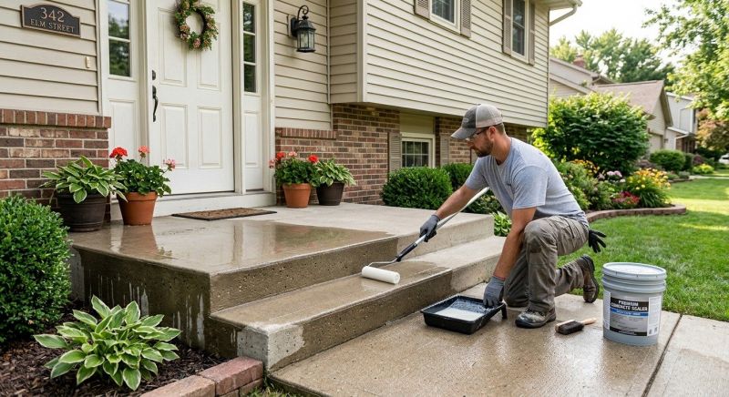 Stamped Concrete Sealing in Gig Harbor, WA
