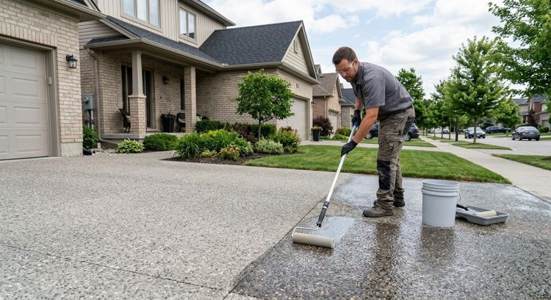 Stamped Concrete Sealing in Alpharetta, GA